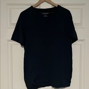Classic Blue Short Sleeve Tee Crew Neck